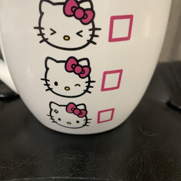 New Hello Kitty Today I Am Feeling Multi Face Ceramic Coffee Mug By Sanrio - Picture 3 of 11